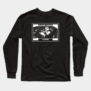 Mazda Miata MX-5 NB ENGINE (Black Version) Long Sleeve T-Shirt